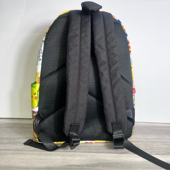 Pokémon Pikachu Backpack w/ Pencil bag Kids School Cute Yellow - Picture 5 of 9